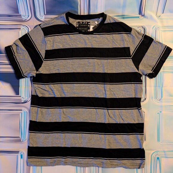 Denim & Flower Shirt Lot (4) Men’s XL Short Sleeve Button Up - Picture 4 of 5